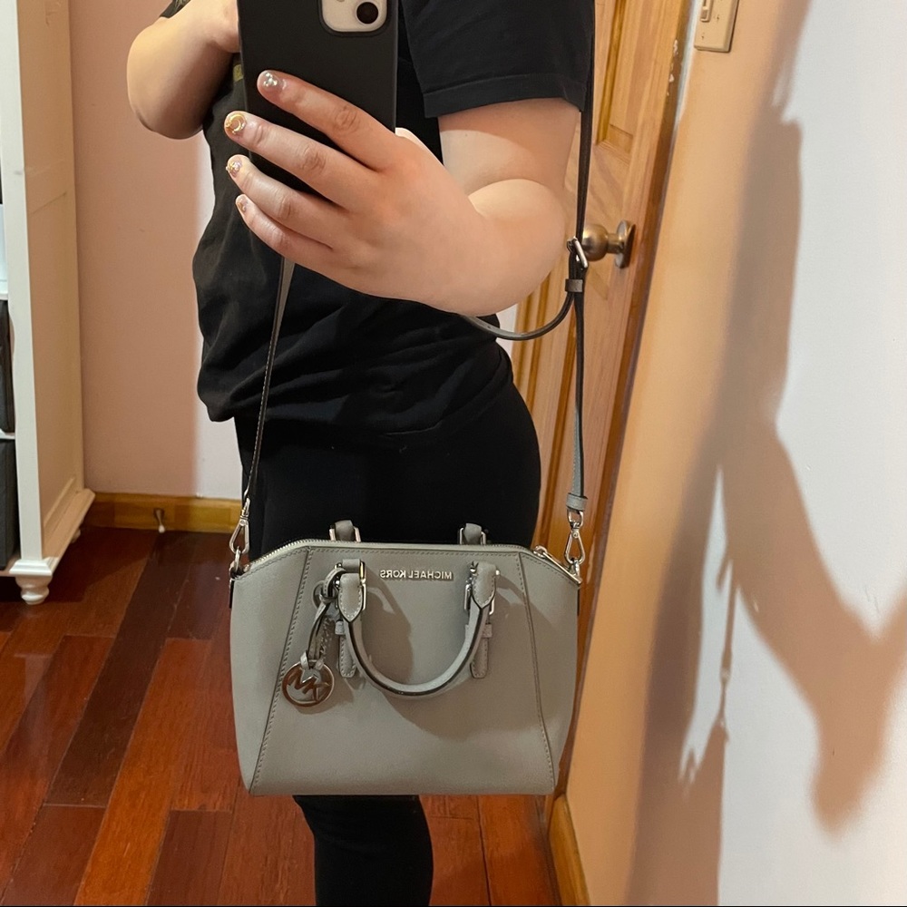 Michael Kors Grey Crossbody Bag - Picture 3 of 3